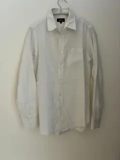 A.P.C. アーペーセー ストライプシャツ XS 白　オールドのサムネイル