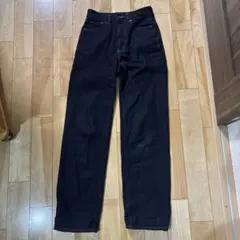 GU ハイウエストストレートジーンズSサイズ 綿100%