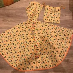 はらぺこあおむし ベビーポンチョ 100cm イエロー