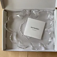 marimekko マリメッコUnikko（ウニッコ）ガラスプレート 20cm