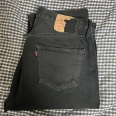 Levi's ブラックデニム スリムフィット