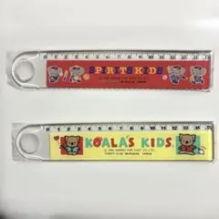 1994 サンリオ　15cm 定規2本セット　平成レトロ　ミニルーペ付き