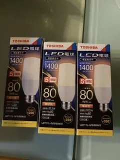 未使用 TOSHIBA 東芝 LED電球 LDT11L-G/S/V1 3個セット - メルカリ