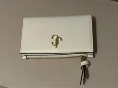 JIMMY CHOO JCロゴ レザー コインカードケース ホワイトのサムネイル