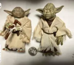 ヨーダ　2体　Yoda Action Figures Set 自立しますのサムネイル