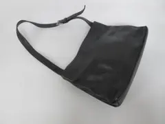 agnes b. アニエスベー ワンハンドル レザーバッグ ショルダー ブラック