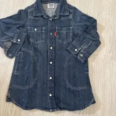 F.O.KIDS デニムシャツワンピース 100cmのサムネイル