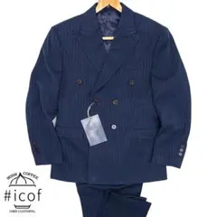 未使用✨ダブルブレスト ダブル裾 紳士西服 カシミヤドスキン スーツ a416