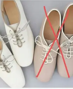 ENあしながおじさん　レースアップ フラットシューズ ☆美品　値下げしました！