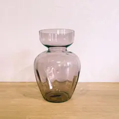 k. ガラス製 ヒヤシンス 水栽培用 花瓶 パープル　薄紫のサムネイル