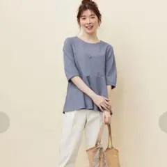 any SiS 接触冷感 UVカット ペプラム プルオーバー 0(5号)SS相当のサムネイル