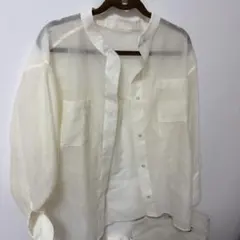 tal.by yumi シアーシャツ ホワイト