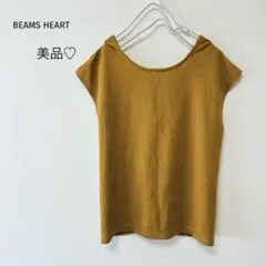 美品♡ビームスハート　ノースリーブカットソー　バックリボン