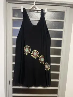 フリーサイズ　エスニックキャミワンピ