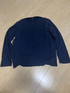 UNIQLO ネイビー Lサイズ 長袖カットソー