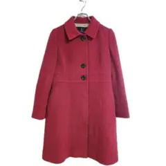 良品】Burberry ブルーレーベル ロングコート パープル - メルカリ