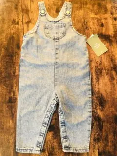 新品未使用＊ベビー服デニムオーバーオール90cmコットン82%