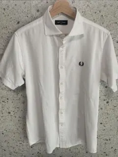 FRED PERRY × BEAMS / 別注 鹿の子ジャージ 半袖シャツ　Lのサムネイル