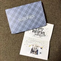 SixTONES カレンダー 2026-2027 誕生日カード