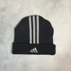 ら*離様 00s adidas vtg ニットキャップ ビーニー アディダス Y