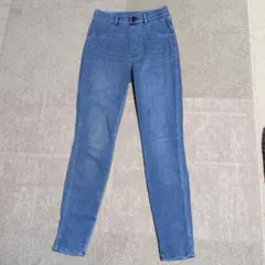 ♥ユニクロ【Ｓ】ウルトラストレッチ♦スキニーデニム⭐ ライトブルー