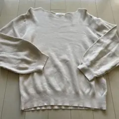 grove L アイボリー 長袖セーター