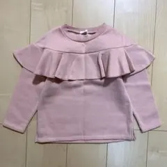 ジーユー　子供　トレーナー　ピンク　１１０　女の子　冬服