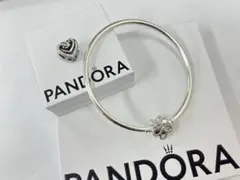PANDORA ブレスレット チャーム4個セット ケアキット付 - メルカリ