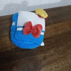 ドナルドダック フリースポーチ カラビナ付き