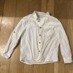 H&M ホワイト 長袖シャツ 110