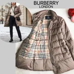 4254 BURBERRY LONDON ダウンジャケット 44 ノバチェック - メルカリ