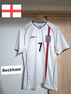 2002 W杯 ベッカム イングランド代表ユニフォーム - メルカリ