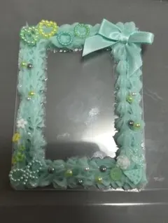 ホイップデコ　ミントグリーン　トレカケース