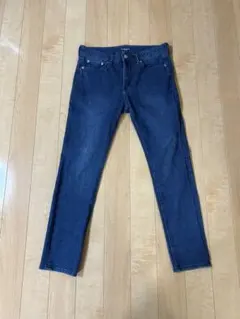 GLOBAL WORK ダークブルースリムフィットデニム