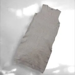 ZARAザラ　ノースリーブワンピース チュニックワンピース　美シルエットS（B1