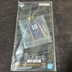 ハイキュー 一番くじ スクールアイコンボタン付きアクリルチャーム 日向翔陽