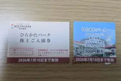 ひらかたパーク 入園券＆フリーパス割引券 ひらパーのサムネイル