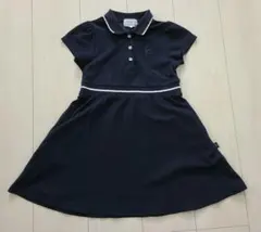 Jacadi ジャカディネイビーポロワンピース 8A 128cm - メルカリ