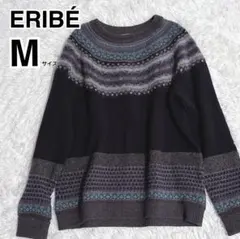 ERIBÉ エリベ ノルディックセーター　ニット セーター M ウール　アンゴラ