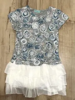 hakka kids半袖ワンピース チュニック120cm