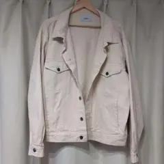 ビッグシルエット デニムブルゾン