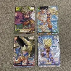 【即日匿名発送】ドラゴンボール　孫悟空　海外製　コミパラ　観賞用　4枚セット