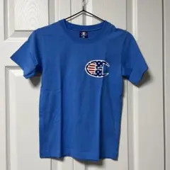 【Champion】青 Tシャツ サイズ140