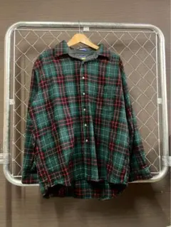 90s Pendleton チェックシャツ XL ウールシャツ　ボードシャツ