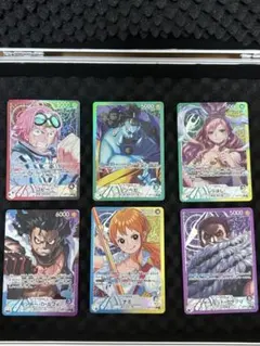 ワンピースカード　神速の拳　リーダーパラレル　6枚セット　ゴッドパック