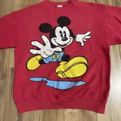 ミッキーマウス USA製　古着 ヴィンテージ 青パンミッキー