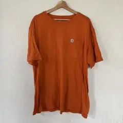 Carhartt リラックスフィット オレンジ XL Tシャツ