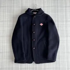 DANTON ダントン 丸襟 ウールモッサジャケット ネイビー 40
