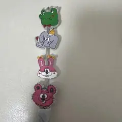 カスタムボールペン アクリルビーズ アニマル