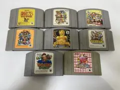 【動作未確認】NINTENDO64 ゲームソフトセット 8本 まとめ 現状品